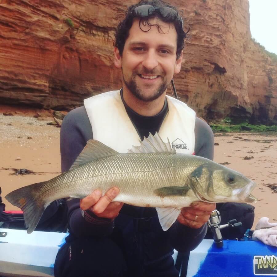 lure fishing for bass Devon