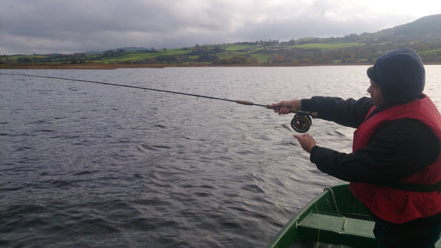 Aidan Curran fly fishing Ireland