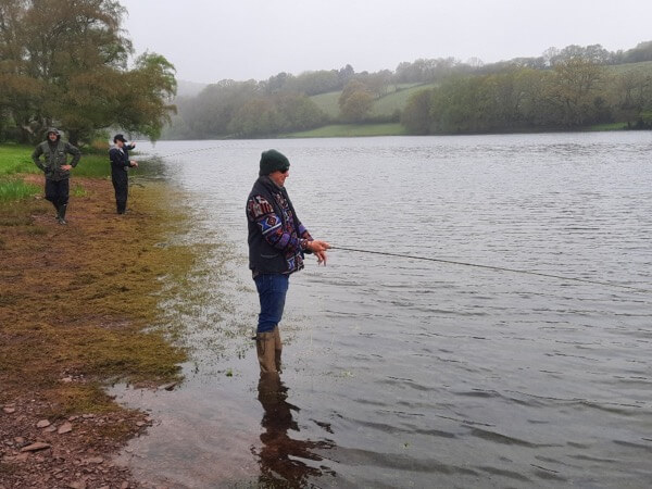 Fly fishing group sessions Devon Somerset