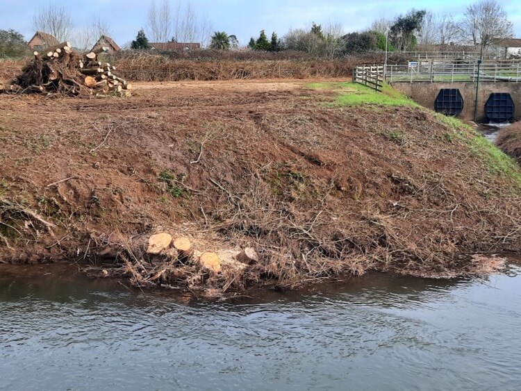 EA flood prevention work River Tone Taunton